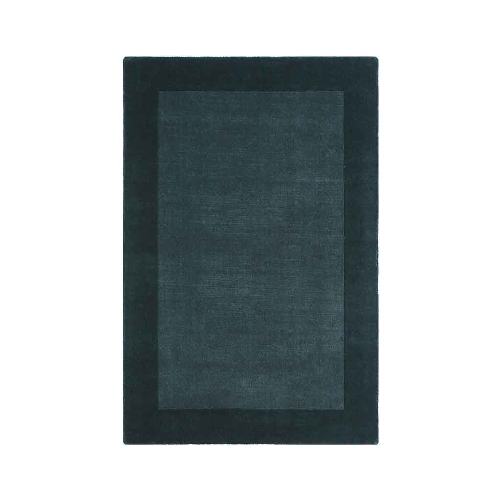 Alfombra De Lana Color Gris 150x210cm
