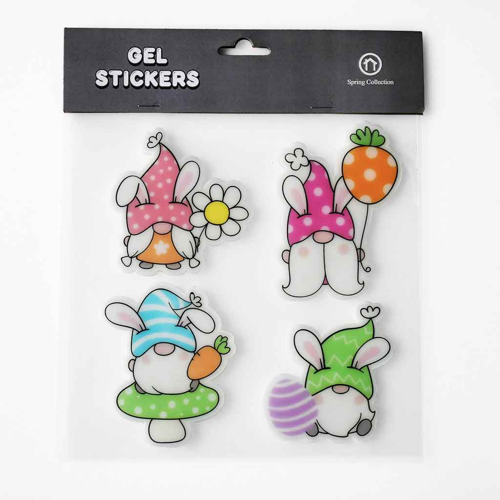 Calcomanía decorativa de gnomo en gel 20CM