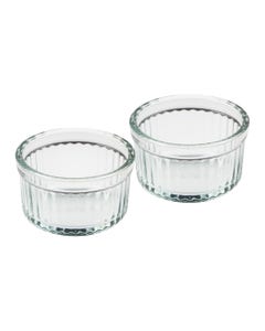 Juego De 2 Ramekins De Cristal 140Ml