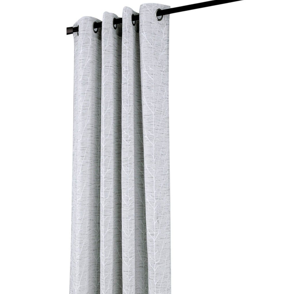 Cortina Branch Gris Marfil 140x229cm