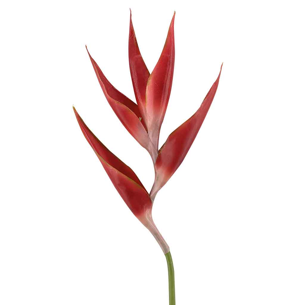 Flor artificial de parrots plantain roja 89CM