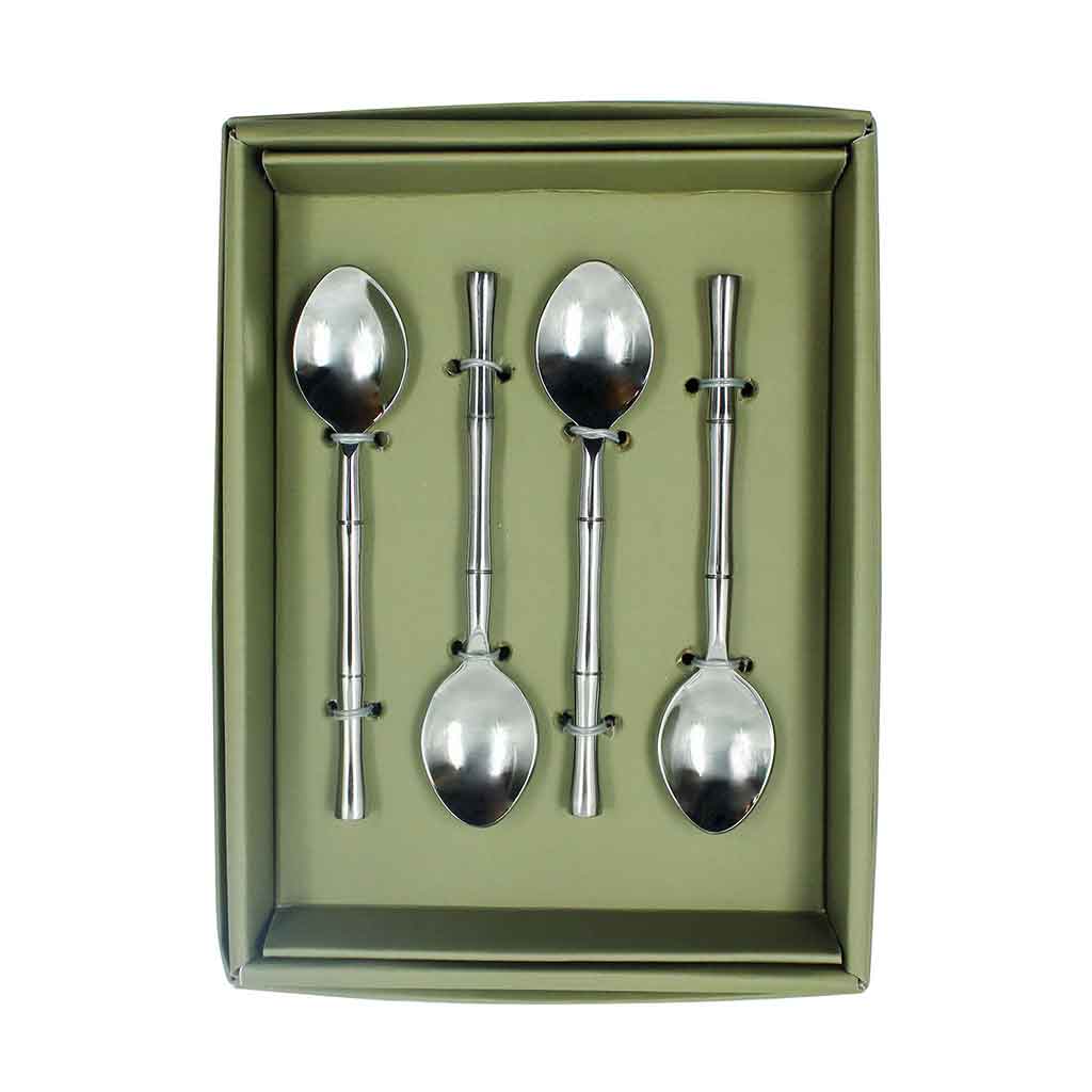 Set 4 Pcs De Cucharas Para Servir 13.5X2X1Cm