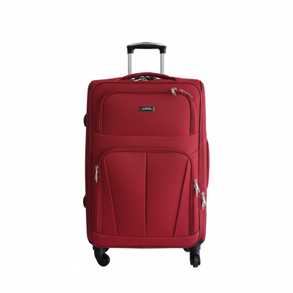 Maleta Roja Con Ruedas 24"