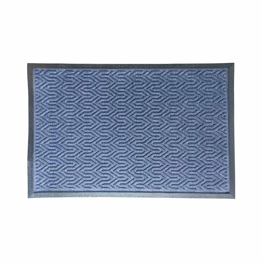 Alfombra Azul Texturizada 60X90Cm