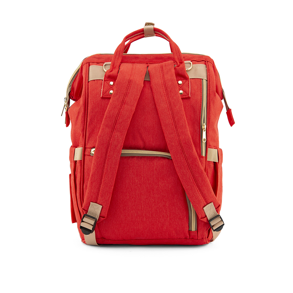 Pañalera Con Diseño Para Bebé Rojo
