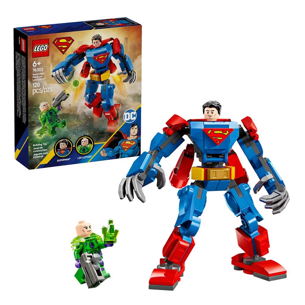 Bloques Lego Armadura Robótica Superman Vs. Lex Luthor 120Pzs