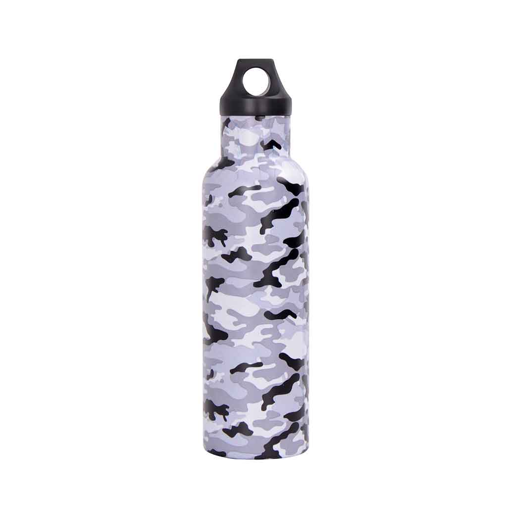 Botella de agua estampada militar 600ML