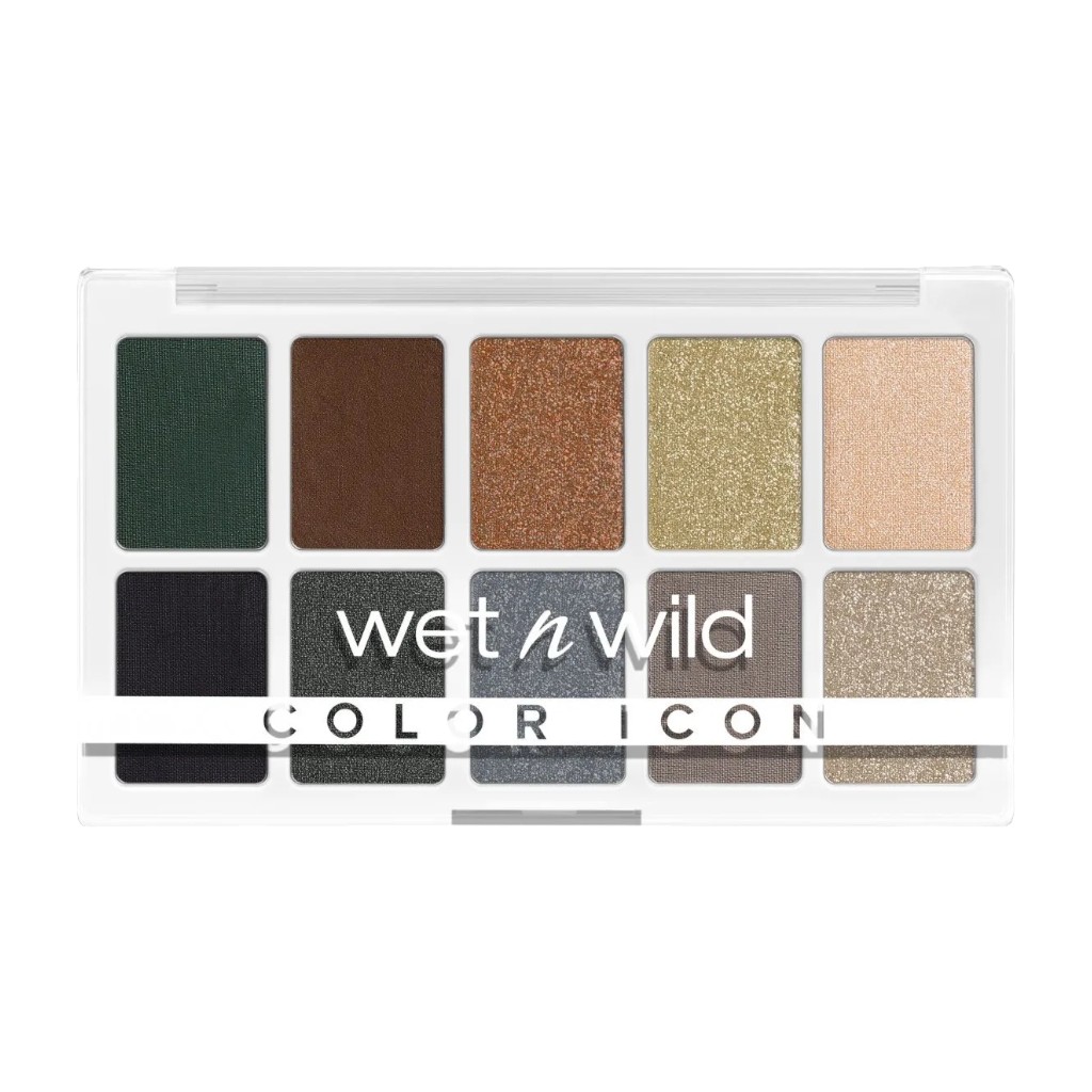 Color Icon 10 Pan Eyeshadow Palette Lights Off 12G