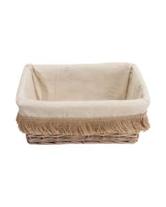 Cesta para Ropa Color Natural 33X21X14CM/13X8X6IN