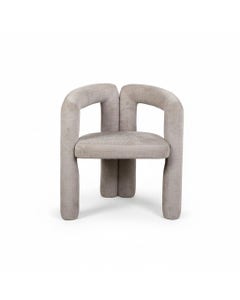 Silla De Comedor Shakira Taupe 55X66X73Cm