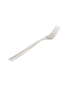 Tenedor individual plateada con mango simple