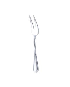 Tenedor para servir plateada con dos puntas