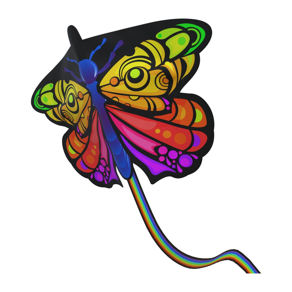 Kites R2Fly Cometa De Mariposa Mini Pop Up