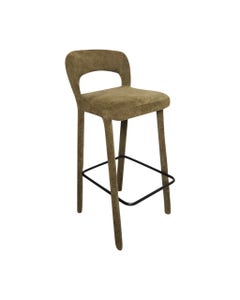 Silla De Bar Verde Maria 56X43.5X100Cm