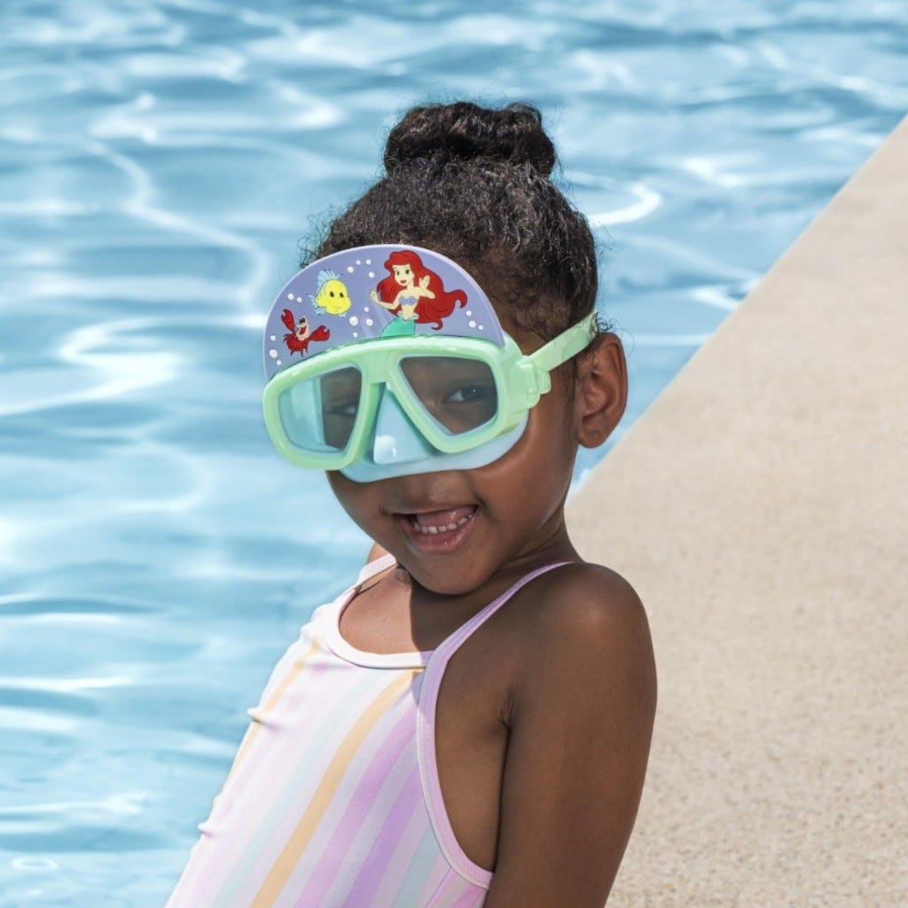 Lente De Natación Mascara Disney Ariel