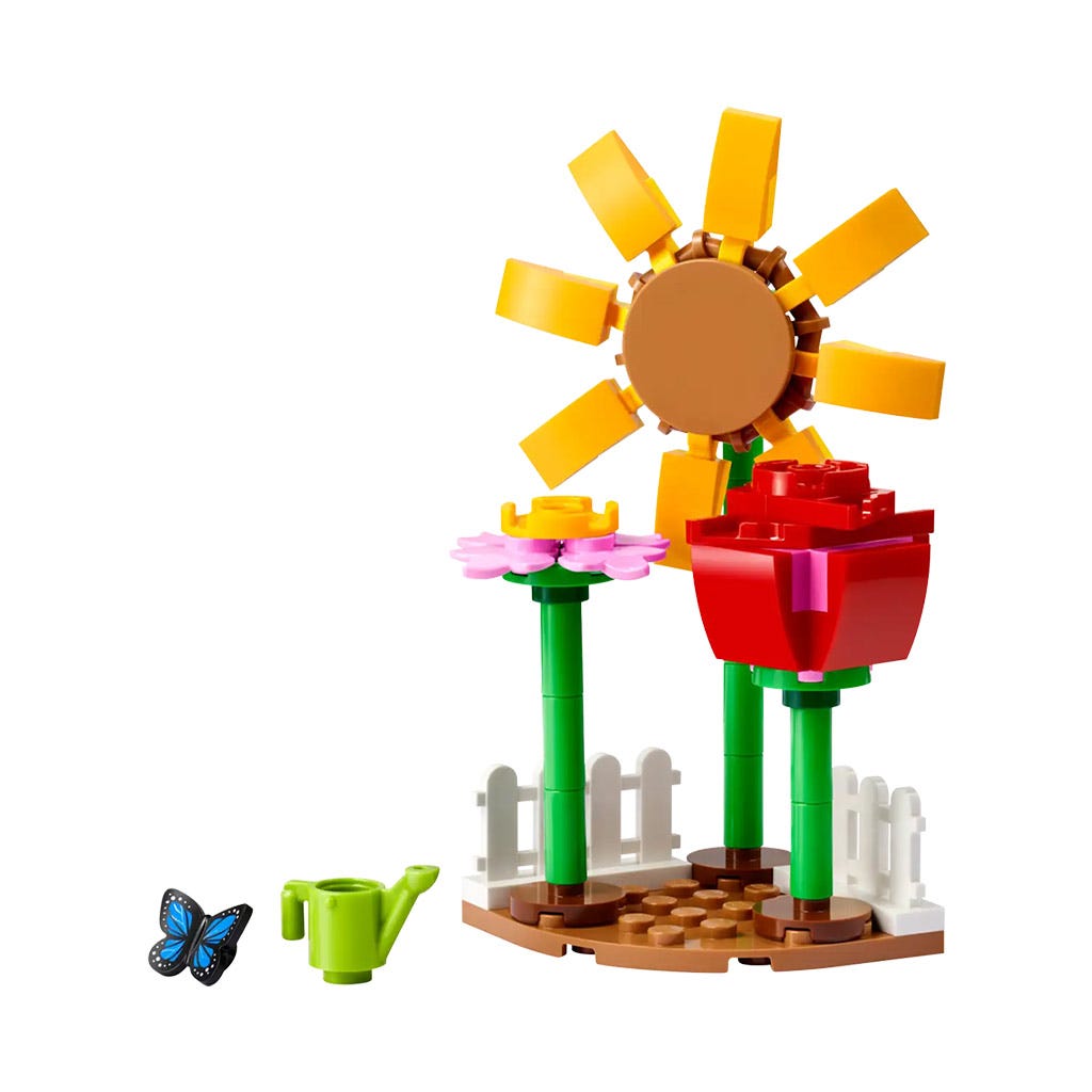Sobre De Bloques Lego Jard&iacute;n De Flores