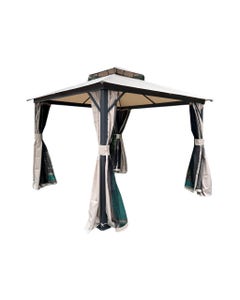 Gazebo Poitevin 300X300CM Gris Pardo