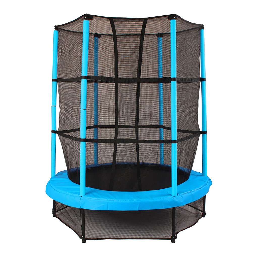 Trampolín de 54" con malla de seguridad azul