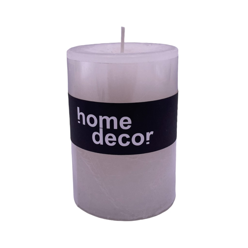 Vela Decorativa Blanco 7X10Cm