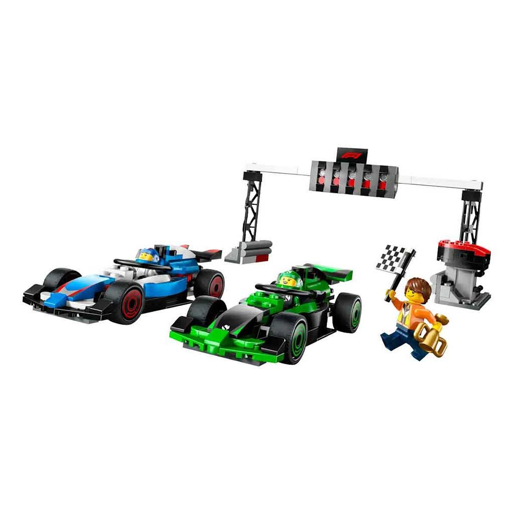 Bloques Lego Coches De Carreras VCARB Y Sauber F1 313Pzs