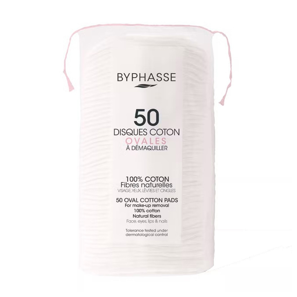 50 Discos De Algodón Ovalados Desmaquillaje