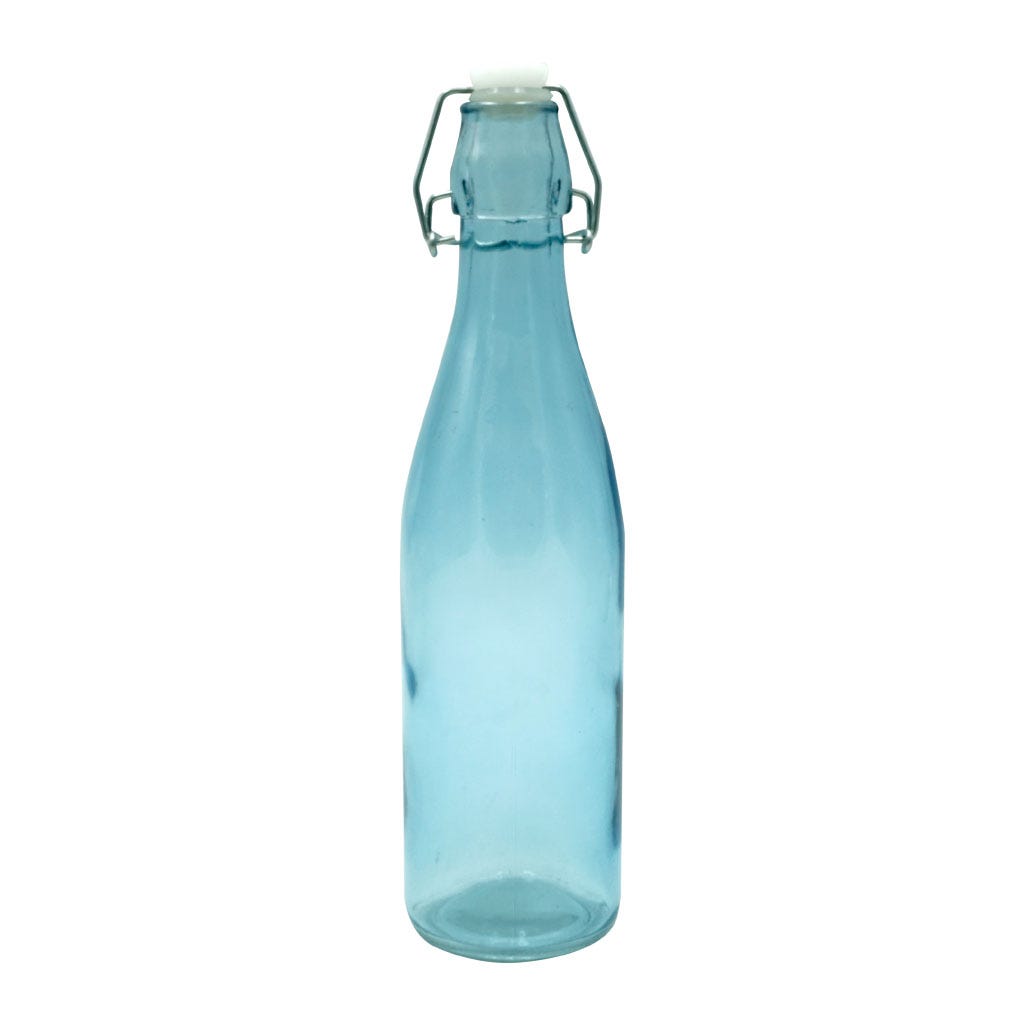 Botella de vidrio azul 500 ML