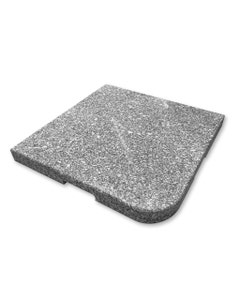 BASE PARA SOMBRILLA DE PIEDRA DE GRANITO 45X45X4.5CM
