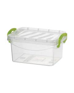 CAJA DE MULTIUSOS CON ASAS VERDE CLARO 16X11X6.3CM