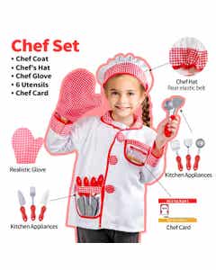 Disfraz Infantil De Chef Con Accesorios