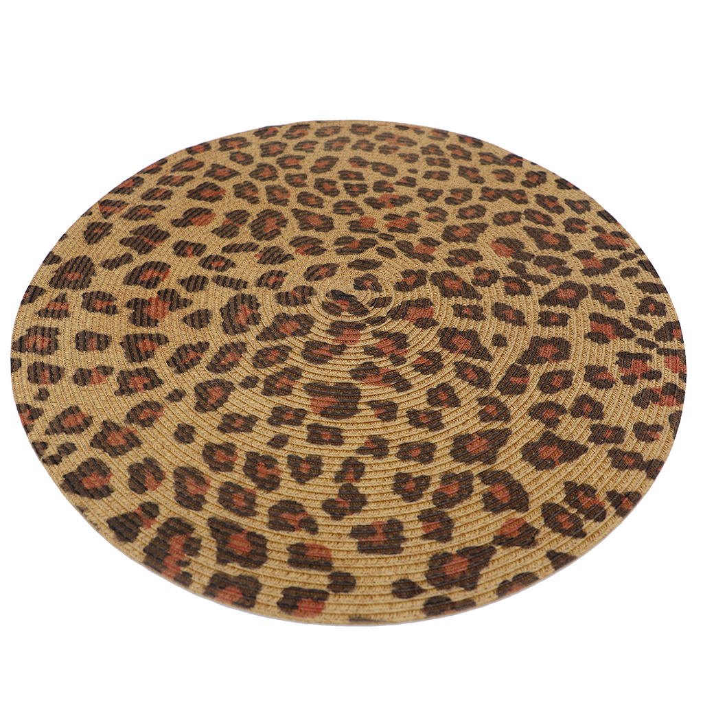 INDIVIDUAL ESTAMPADO ANIMAL REDONDO 38CM