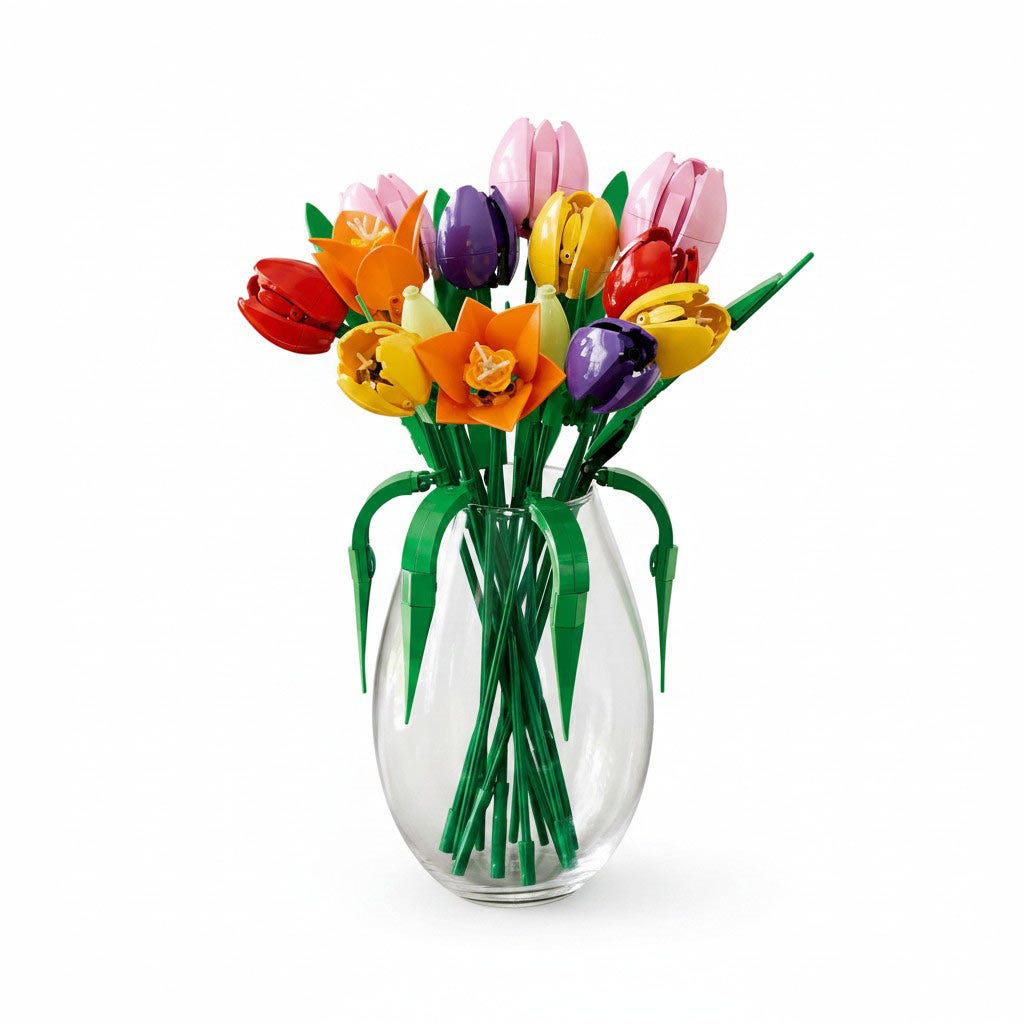 Bloques Lego Botanicals Ramos De Tulipanes 576Pzs