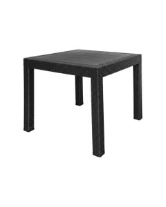 Mesa Cuadrada Protin Negra 80X80X75Cm
