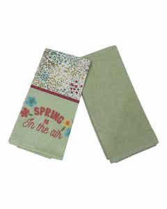 Pañito De Cocina Con Diseño Estampado Set 2Pzs