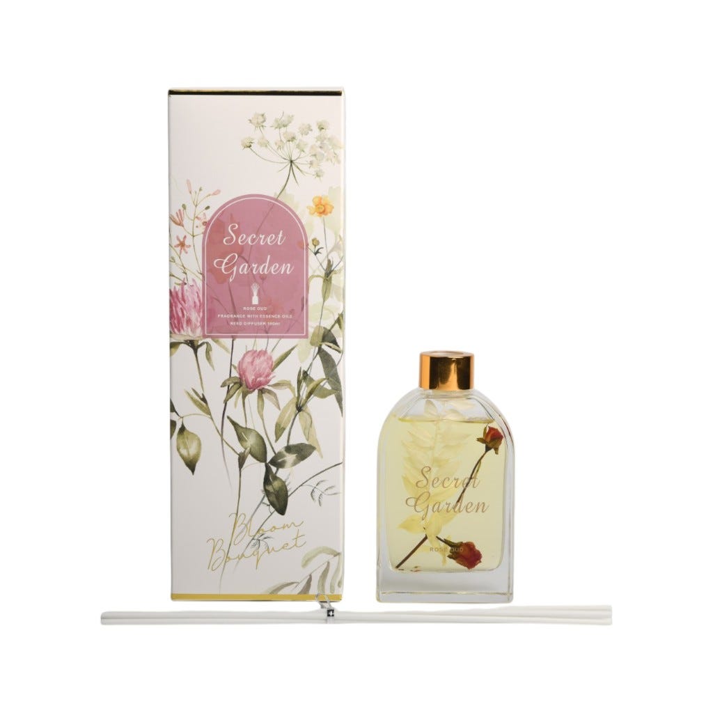 Difusor Aroma Flores Secas 9X5X28Cm