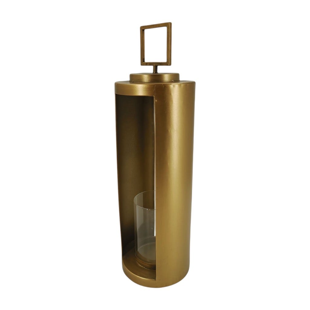 Farol Dorado 17X17X55.5Cm