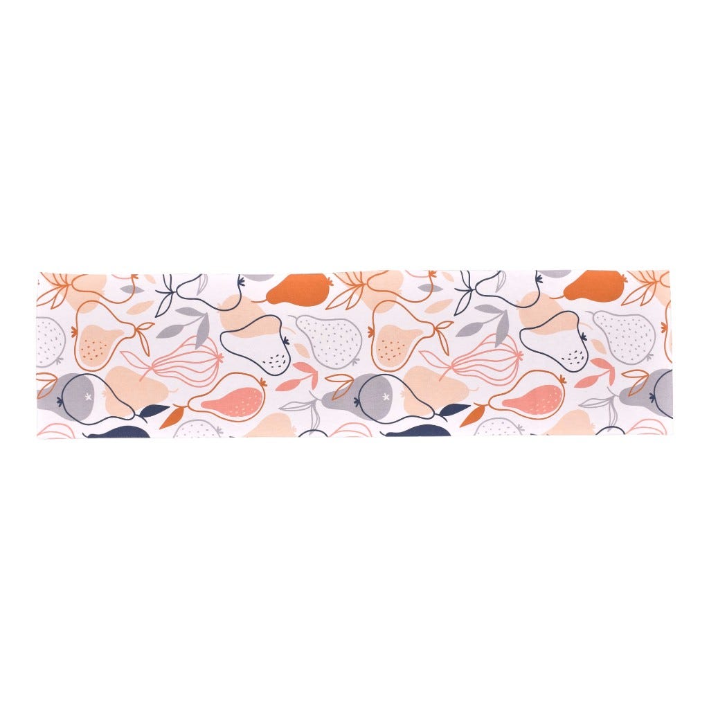 Camino De Mesa Estampado De Frutas 33X137Cm