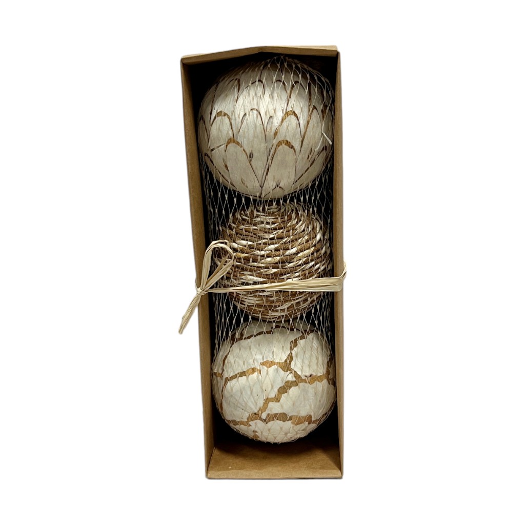 Bolas Decorativas Set 3Pcs - 3 Estilos