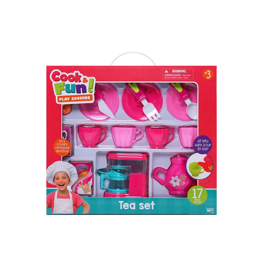 Set juego de té con 17 piezas
