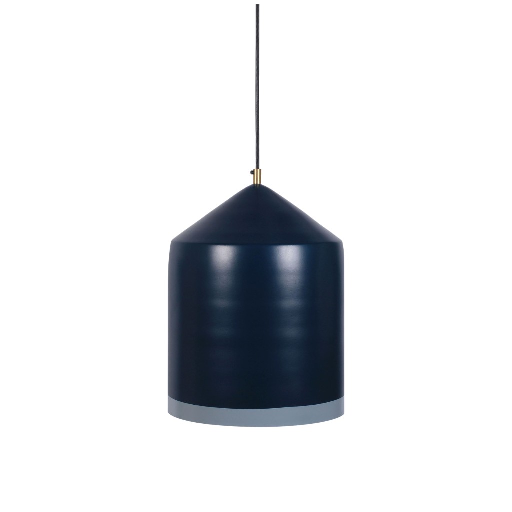 Lámpara Colgante Negro 30X40Cm