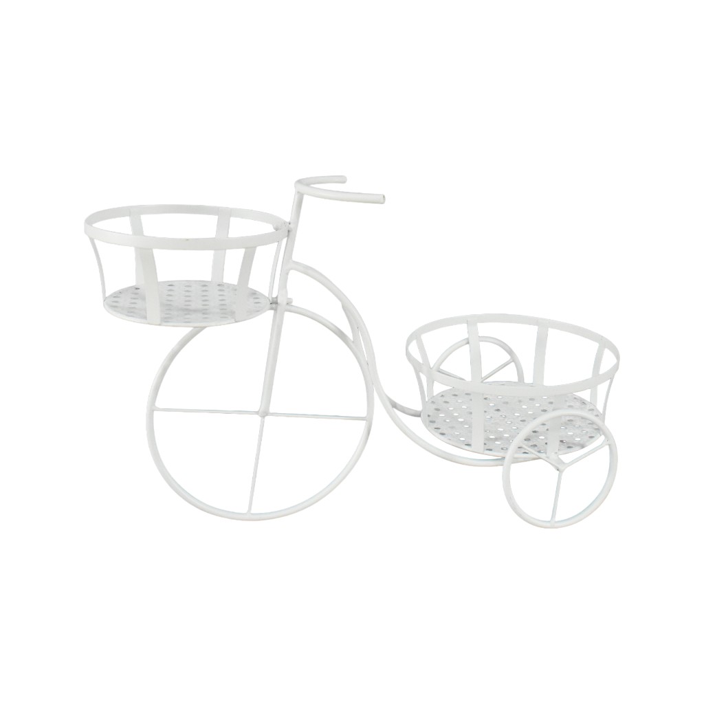 Porta Matero Bicicleta Blanco 53X23,5X33,5Cm