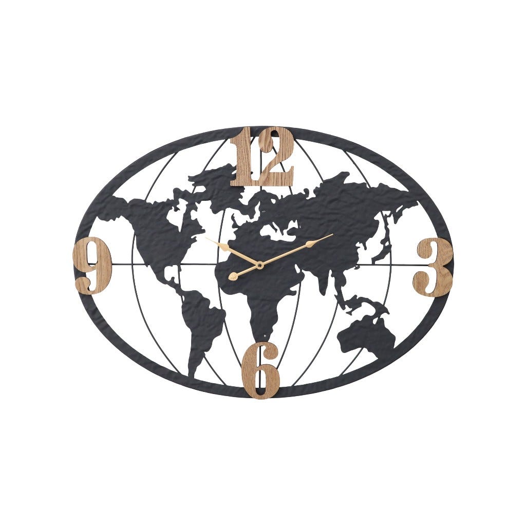 Reloj De Pared 78x56x4cm