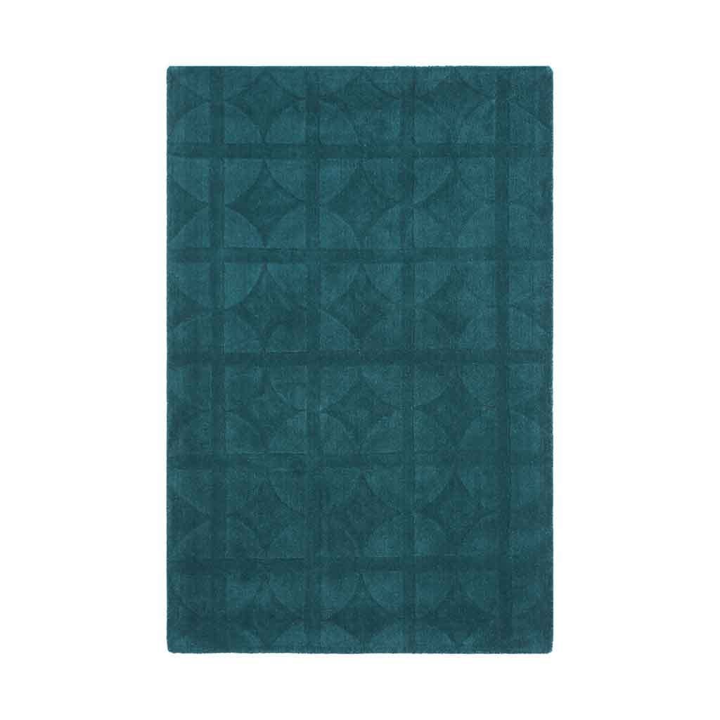 Alfombra De Lana Verde 180x240cm