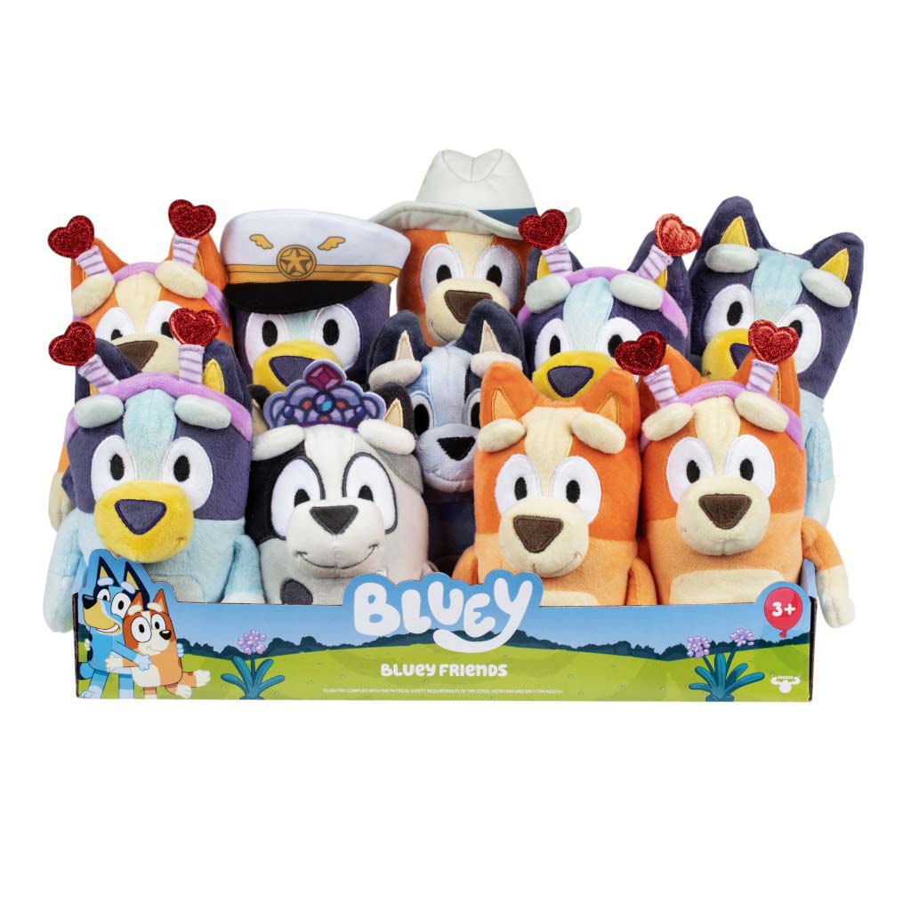 Bluey Peluches 8" Surtidas