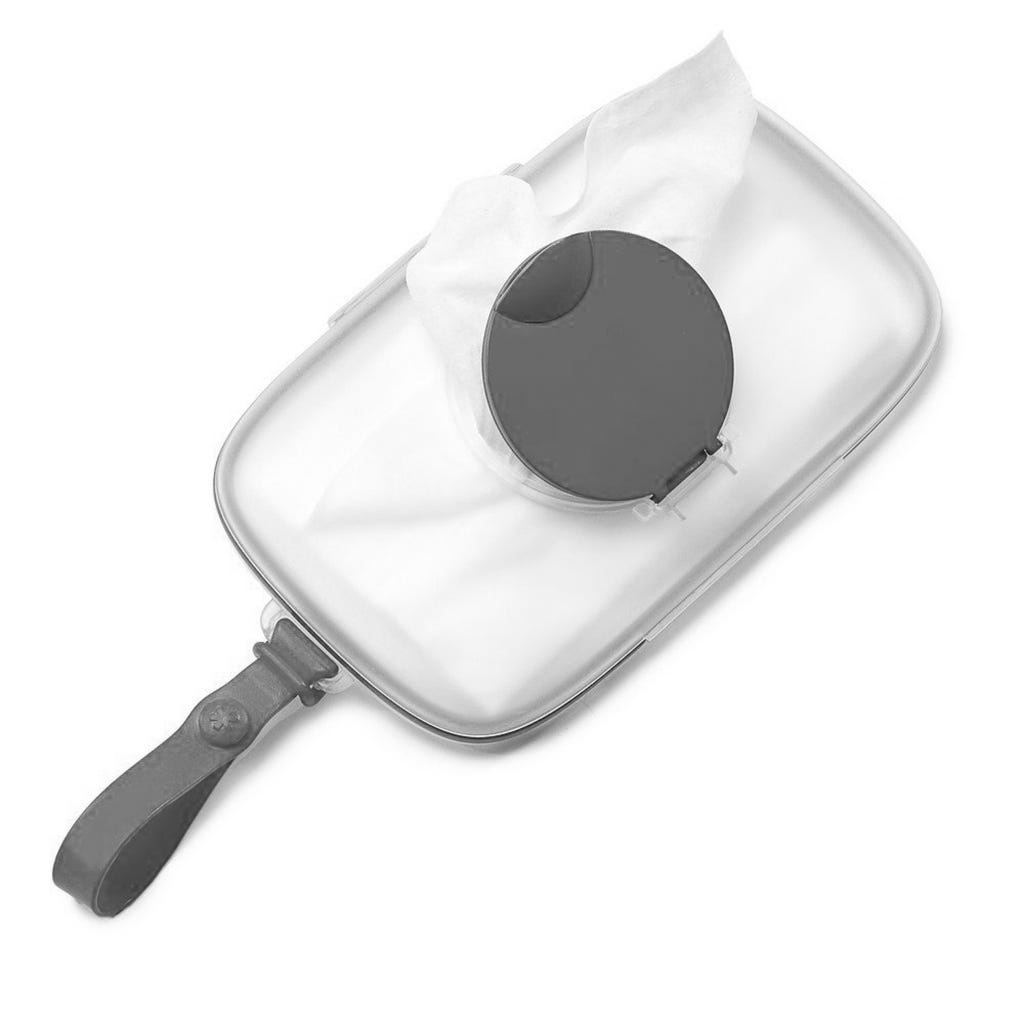Estuche Para Toallitas Húmedas Gris Grab & Go