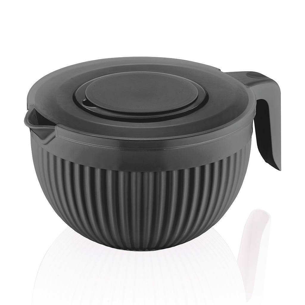 Cuenco De Plástico Con Tapa 3500ml Bager
