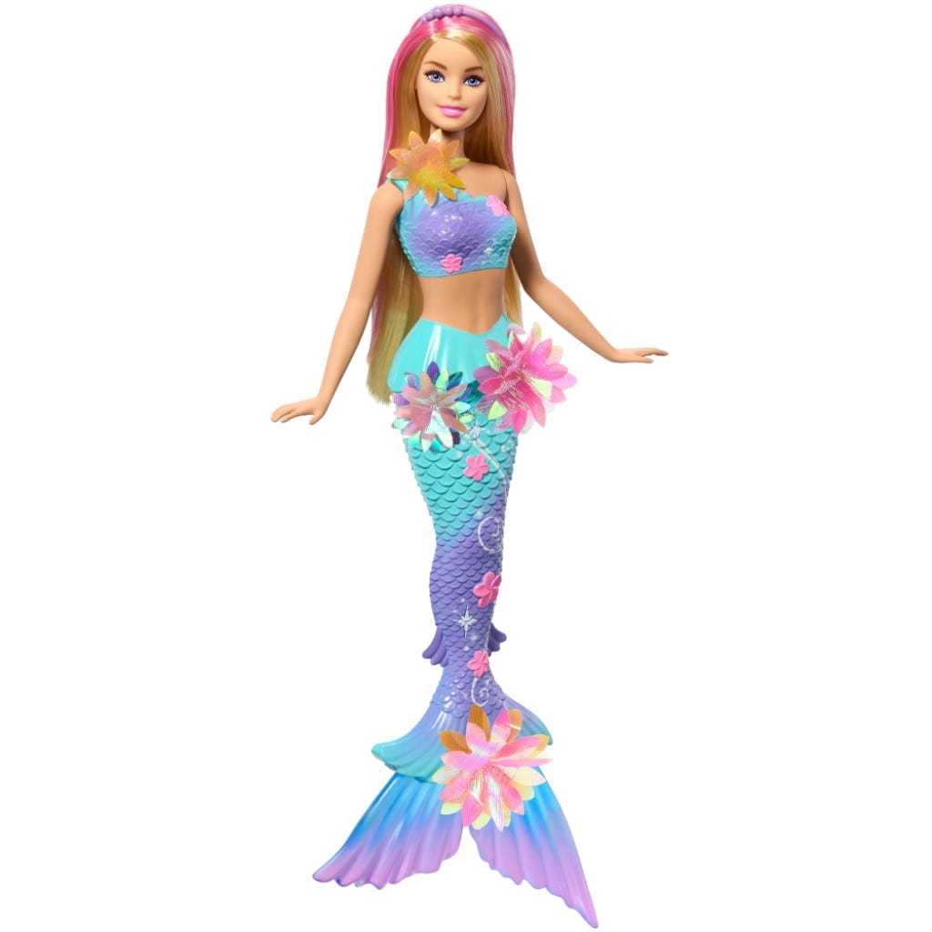Barbie Sirena Flores Mágicas