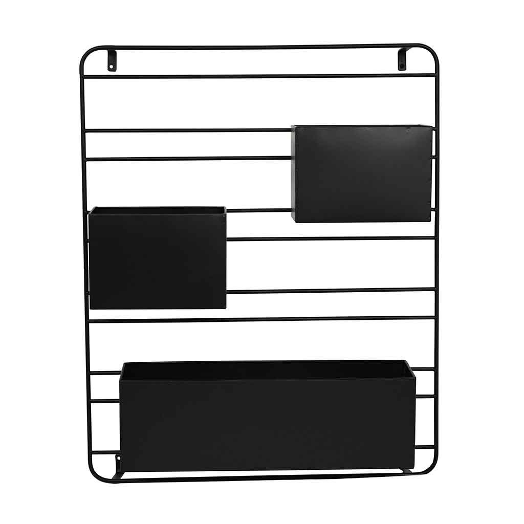 Macetero de pared de metal 63X23X78CM