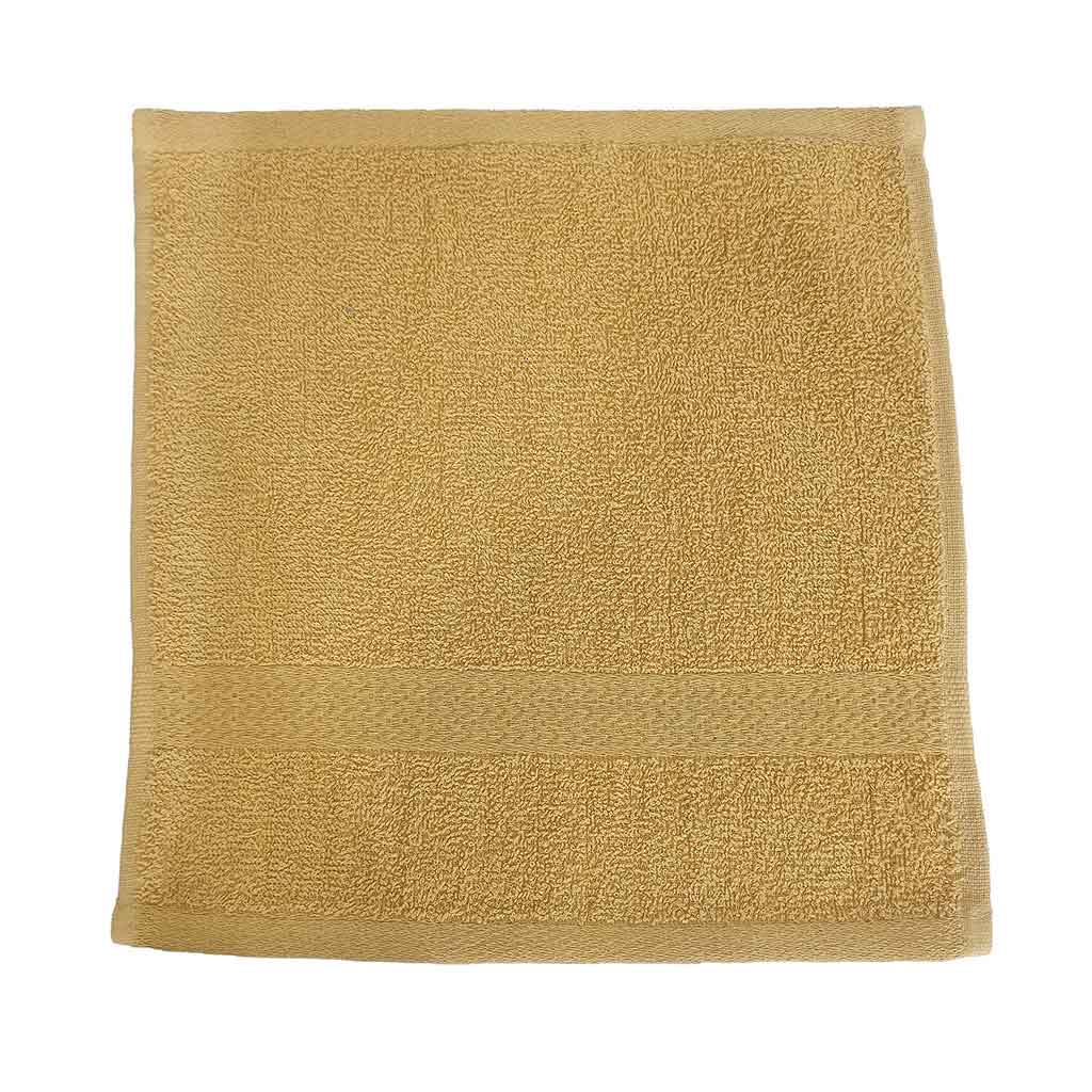 Toalla Para Rostro Amarillo 30X30Cm
