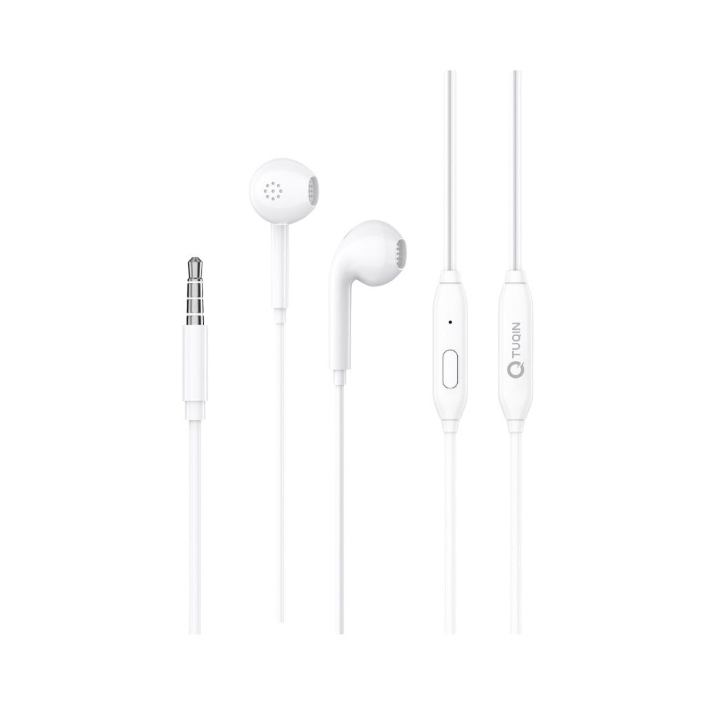 Audífonos De Cable Semi-in-ear Con Micrófono 120cm