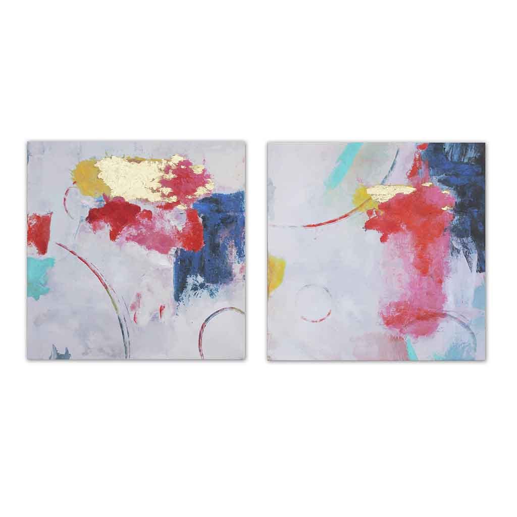Cuadro Decorativo Abstracto surtidos 80X3X80Cm